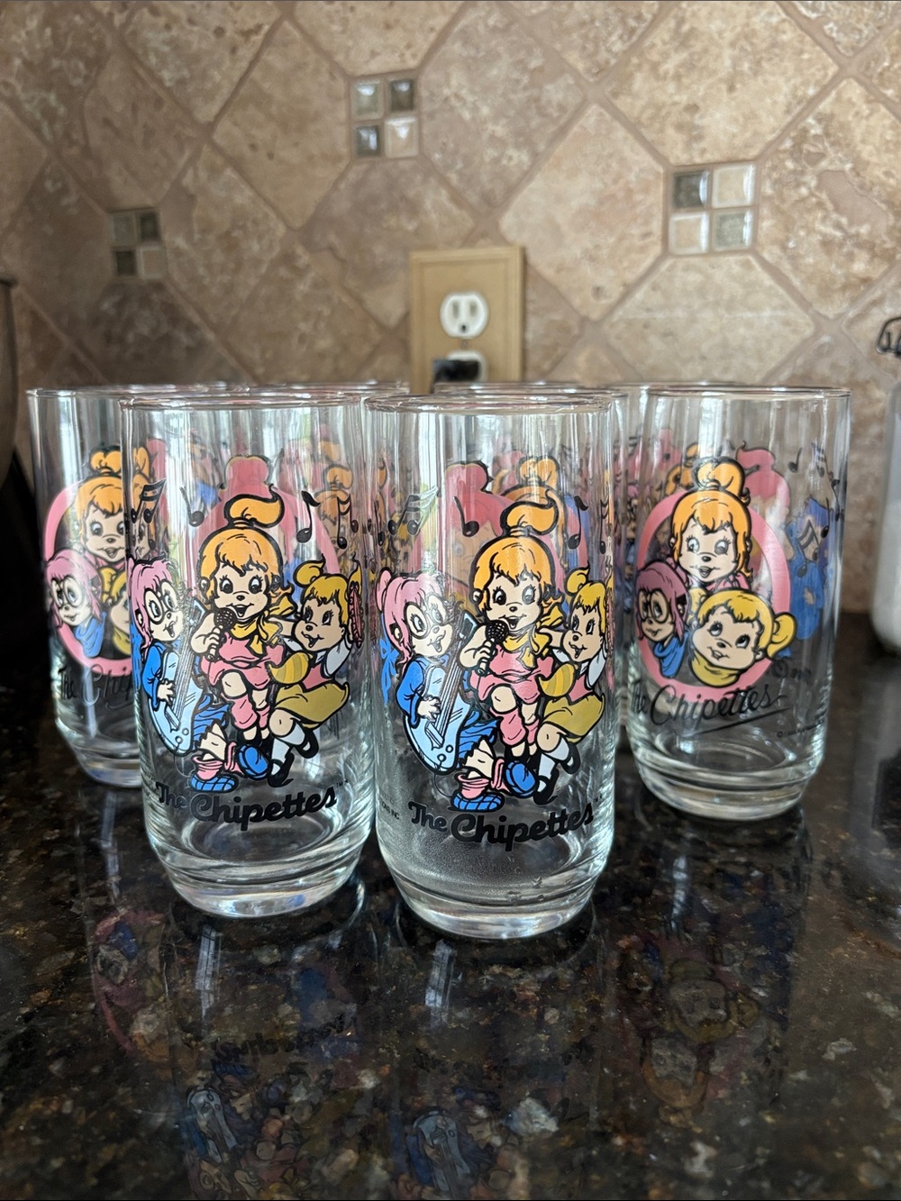 The Chipettes Glass Cups